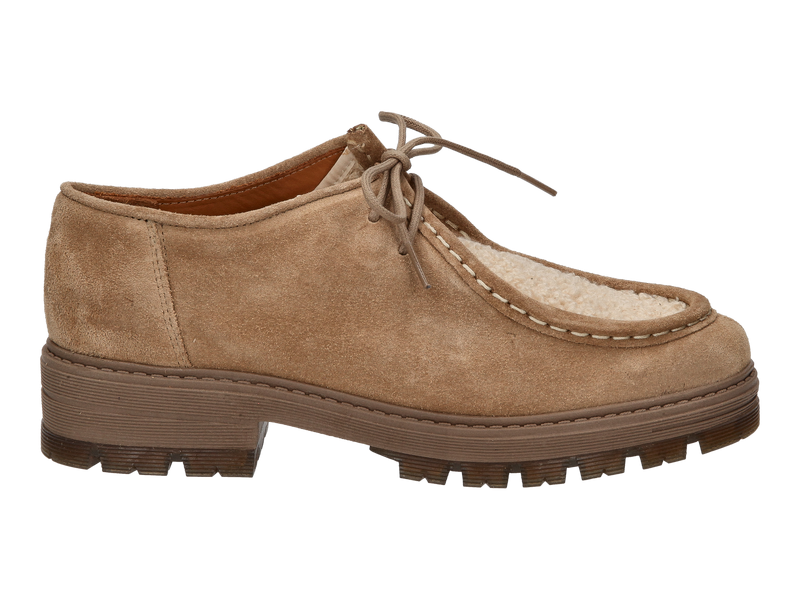 Ctwlk Veterschoenen Beige