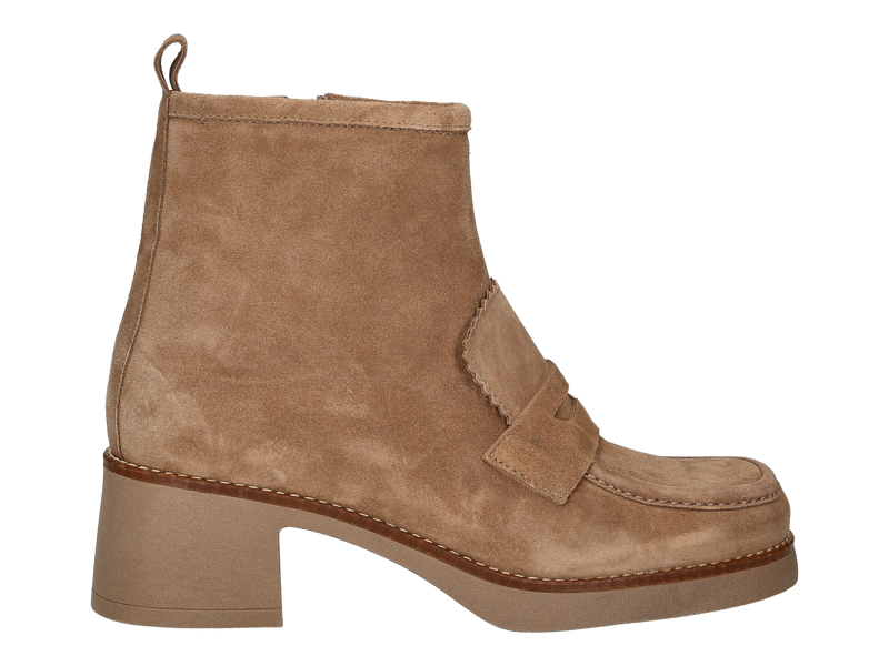 Ctwlk Botte à Talon Beige