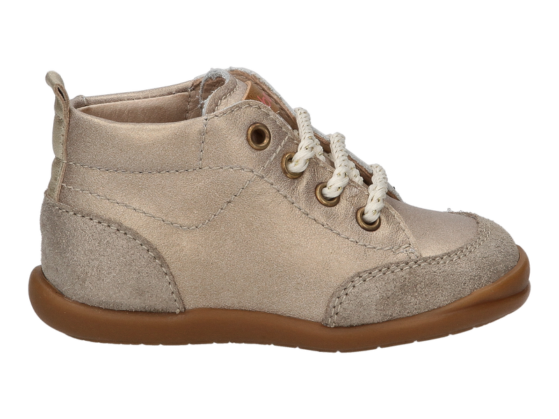 Beberlis Chaussures à Lacets Or