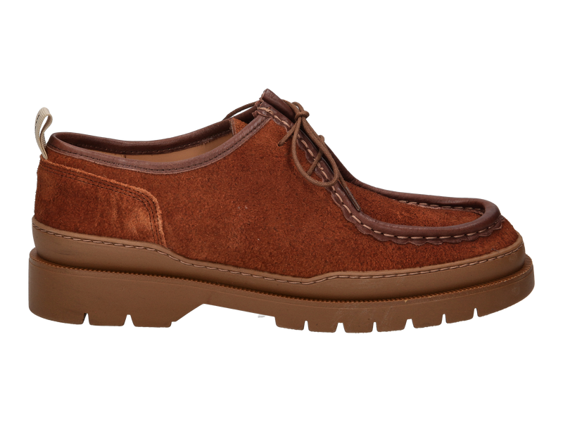 Kleman Veterschoenen Cognac
