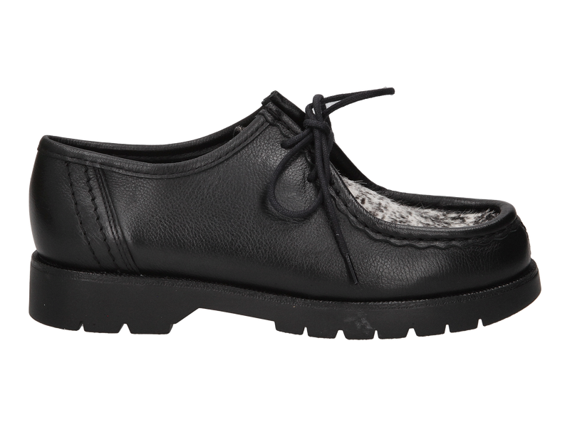 Kleman Veterschoenen Zwart