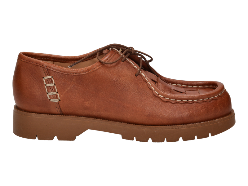 Kleman Chaussures à Lacets Cognac