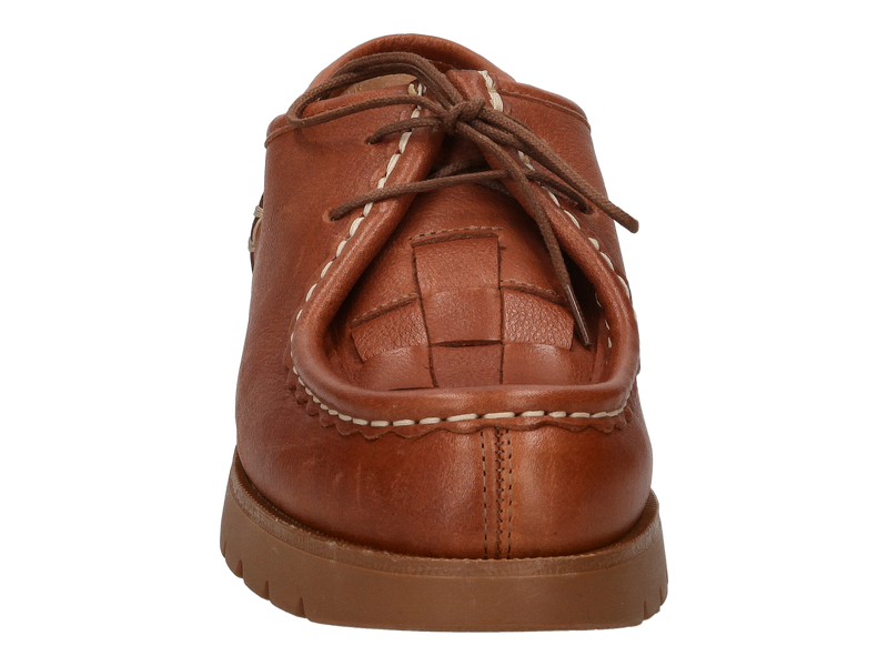Kleman Veterschoenen Cognac