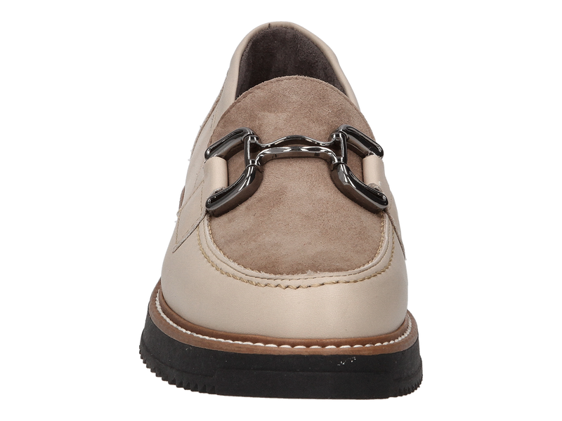 Pitillos Chaussures à Lacets Beige