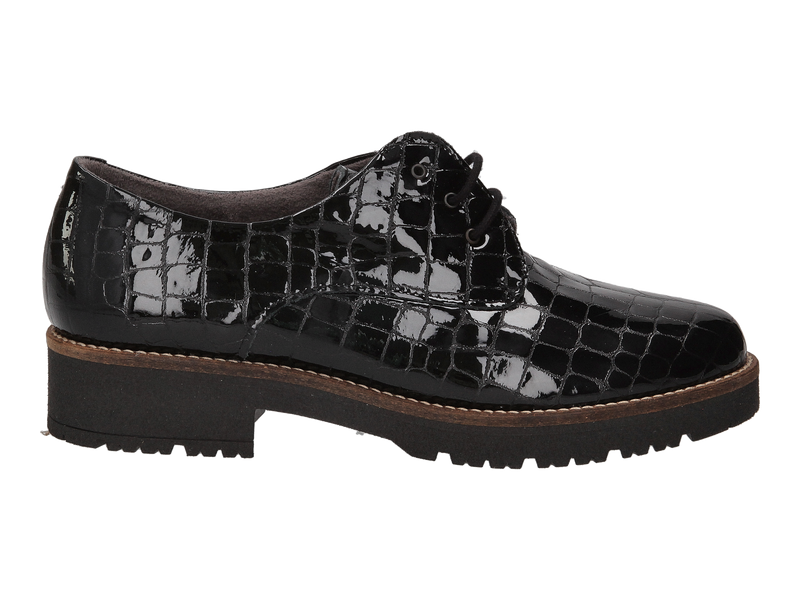 Pitillos Chaussures à Lacets Noir