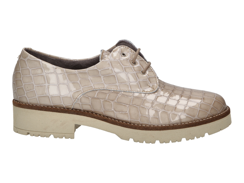 Pitillos Chaussures à Lacets Beige
