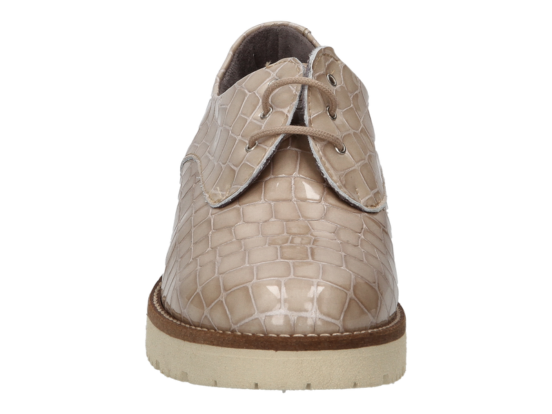 Pitillos Chaussures à Lacets Beige