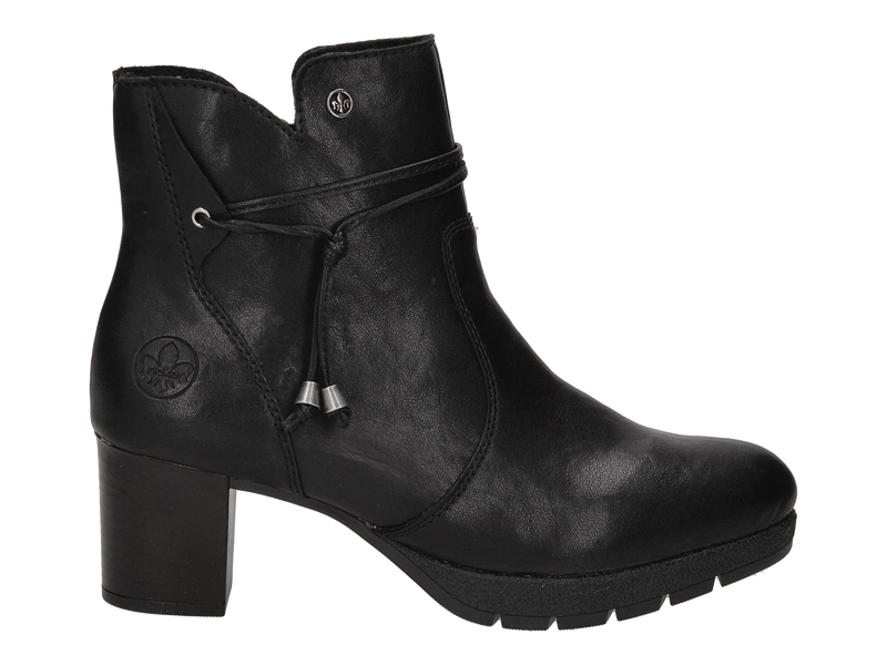 Rieker Boots Met Hak Zwart