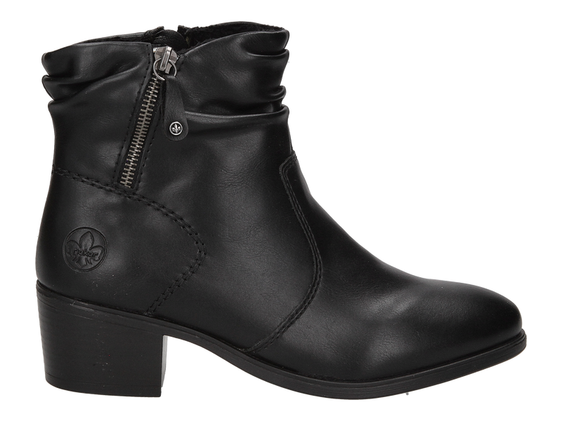 Rieker Boots Met Hak Zwart