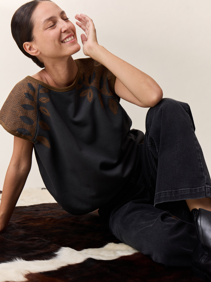 Leon & Harper Tops Gray