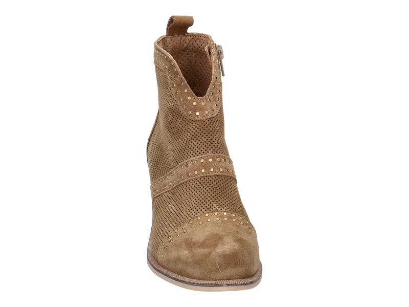 Alpe Boots Met Hak Cognac