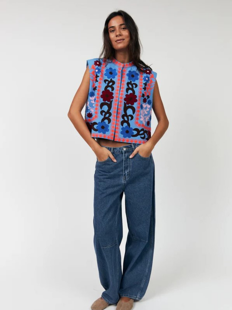 Lollys Laundry Bodywarmers Blauw