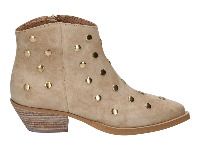 Alpe Boots Met Hak Beige