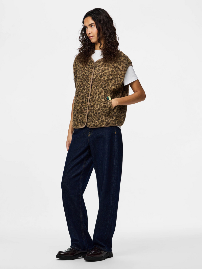 Pieces Bodywarmers Luipaard