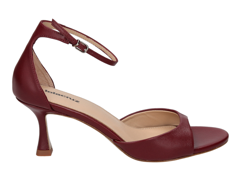 Lola Cruz Sandalen Bordeaux