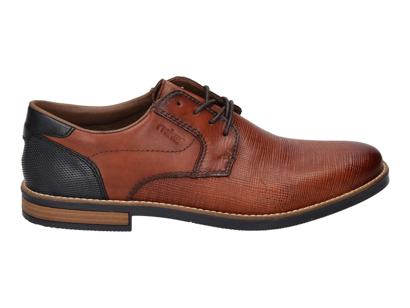 Rieker Veterschoenen Cognac