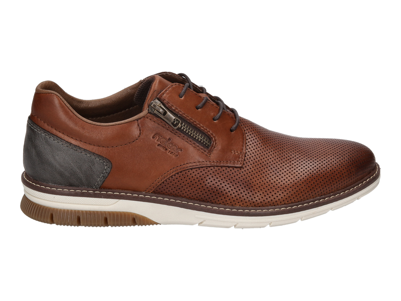 Rieker Veterschoenen Cognac