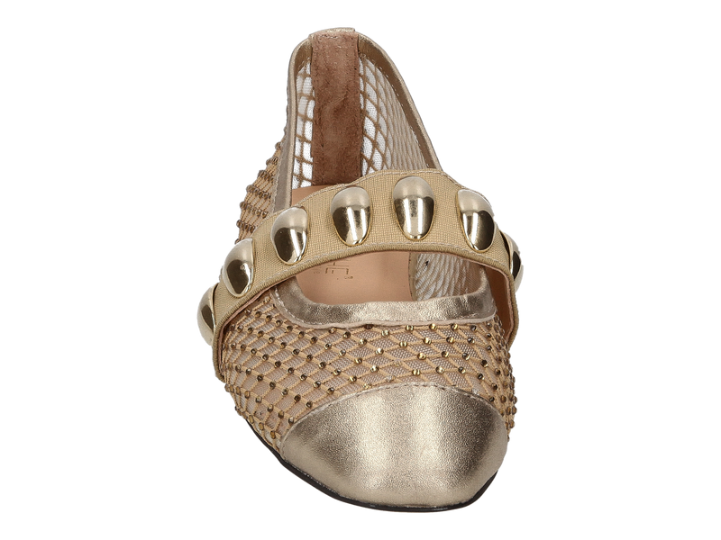 Babouche Ballerines Or