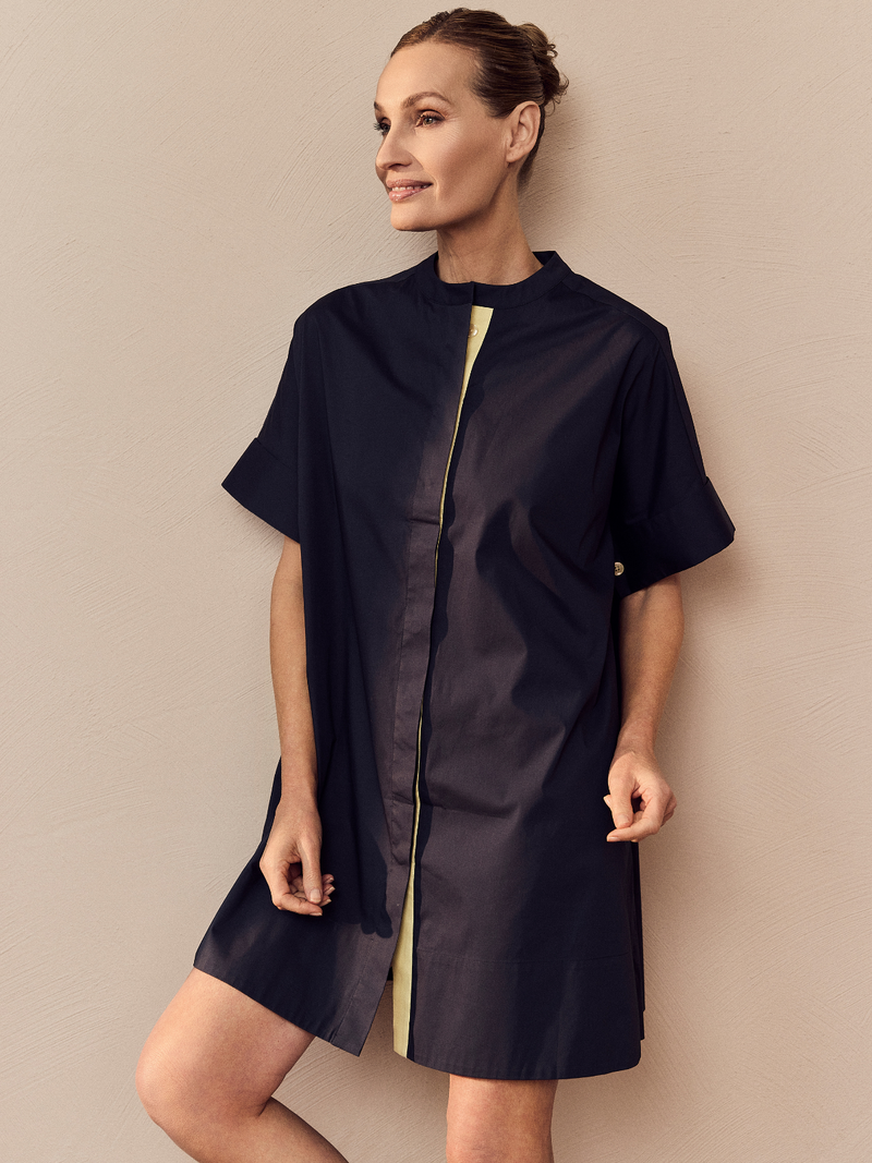 Ac By Annelien Coorevits Jurken Blauw