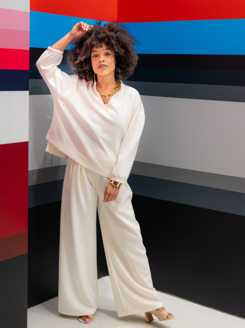 Voir le produit 'Black Rose Pantalons Off White' (en anglais) Black Rose Pantalons Off White