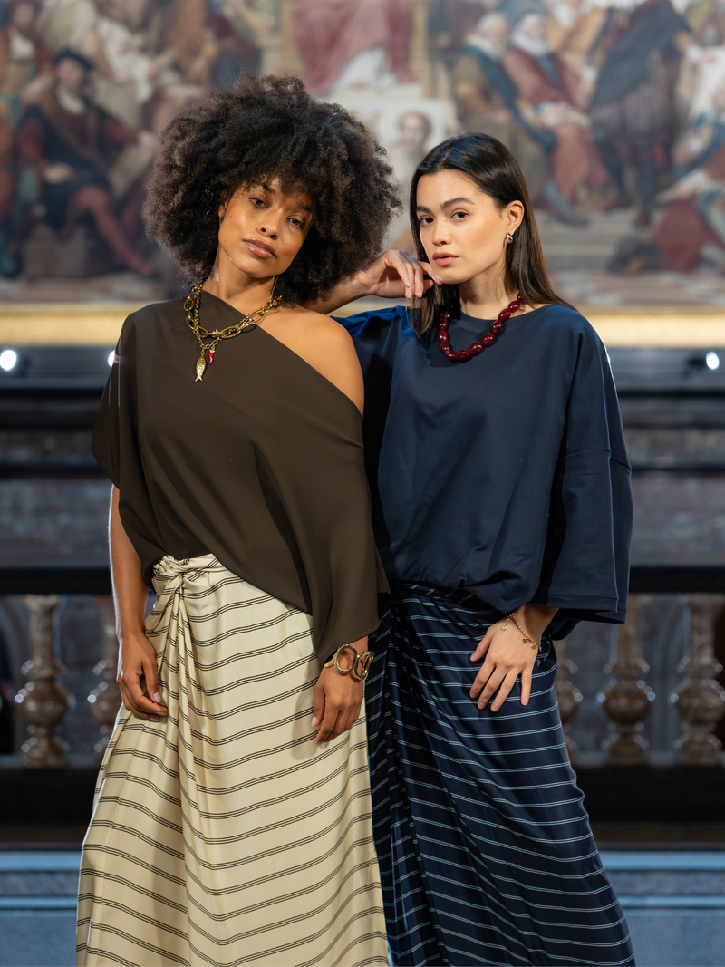 Black Rose Rokken Off White