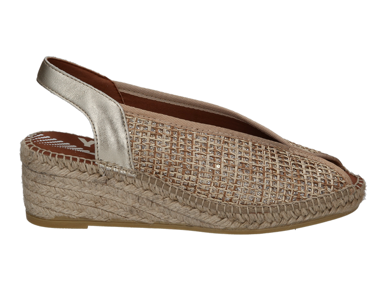 Viguera Espadrilles Or