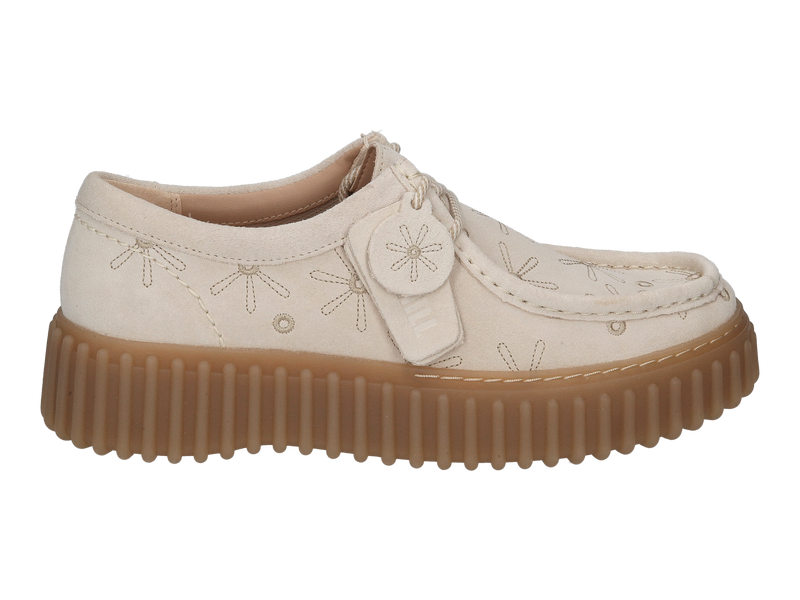 Clarks Veterschoenen Beige
