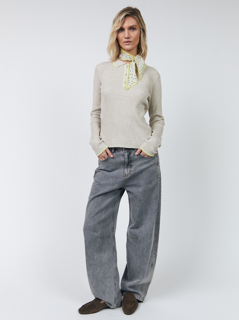 Lollys Laundry Truien Beige