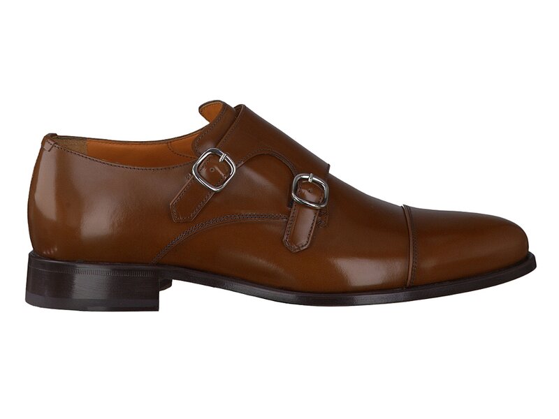 Maxime Tanghe Gespschoenen Cognac