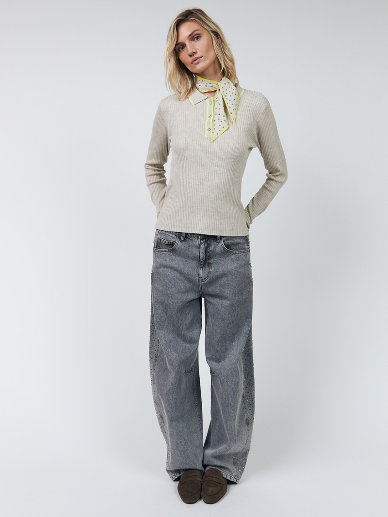 Lollys Laundry Truien Beige