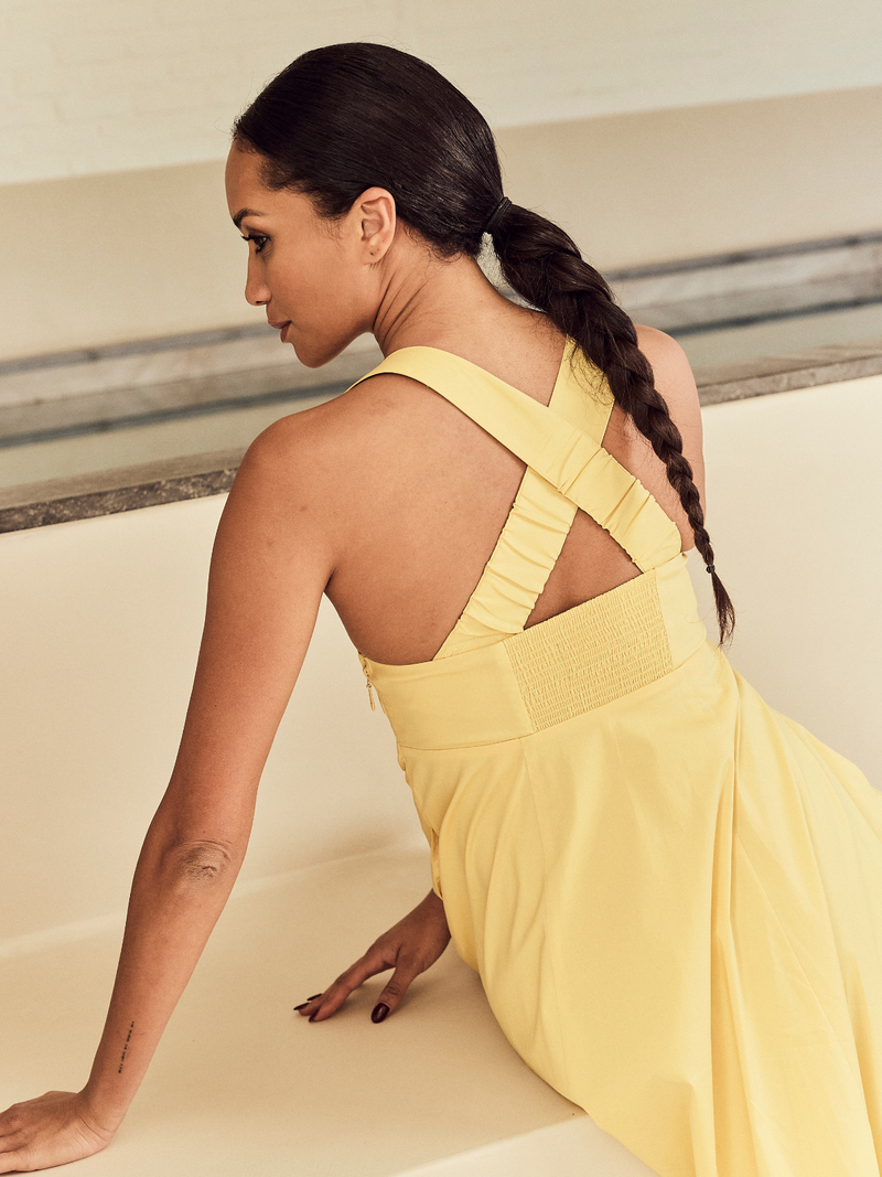 Ac By Annelien Coorevits Jurken Geel