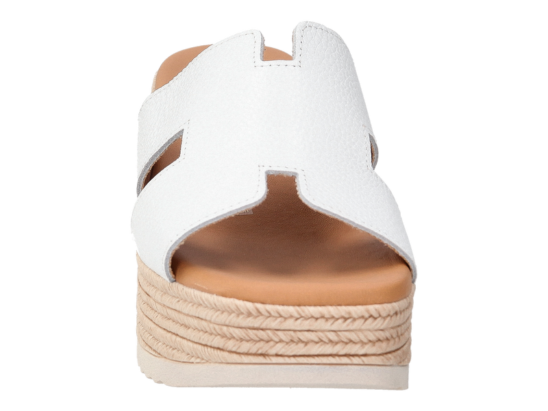 Oh My Sandals Mules White