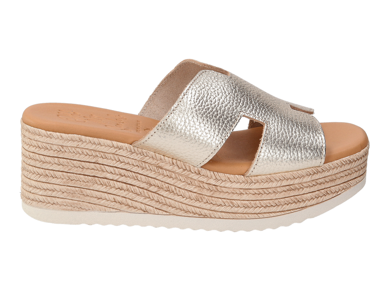 Oh My Sandals Mules Gold