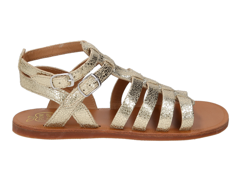 Pom D'api Sandales Or