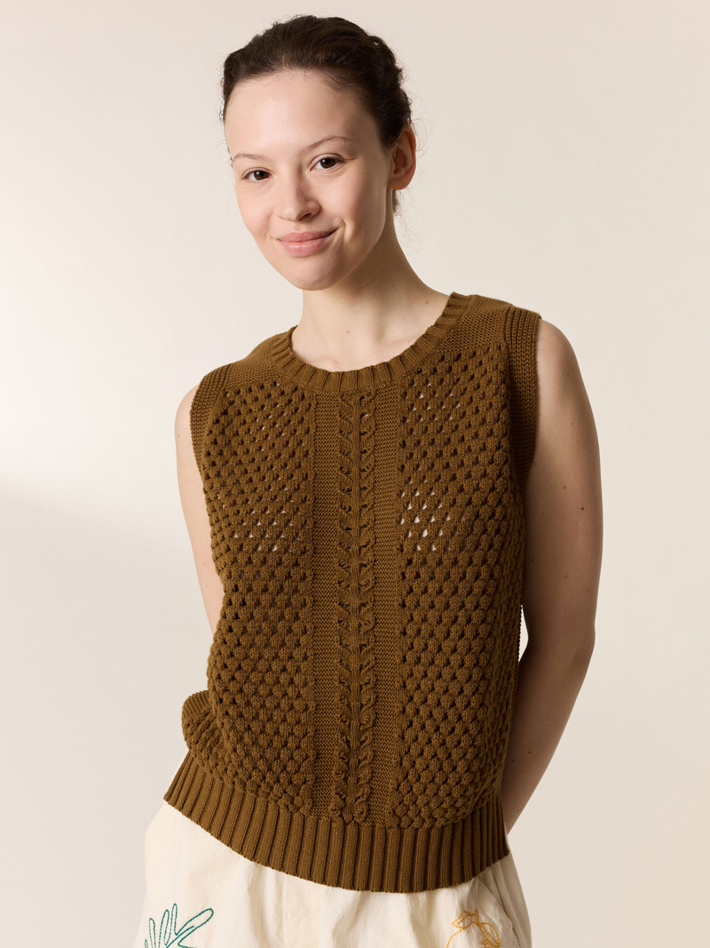 Leon & Harper Tops Brown