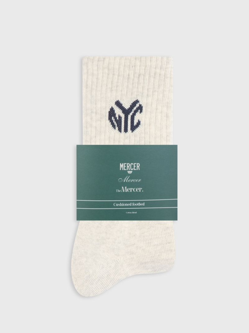 Mercer Socks Off White