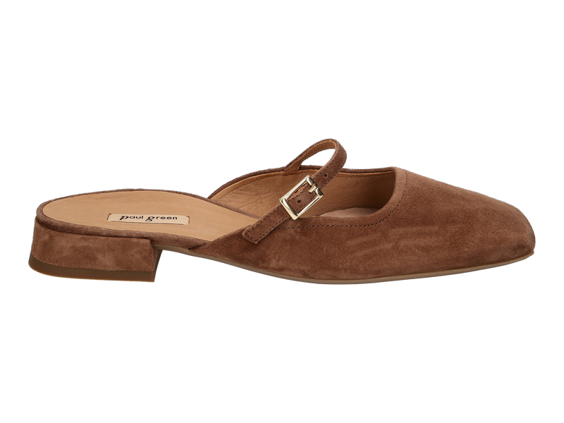 Paul Green Mules Cognac