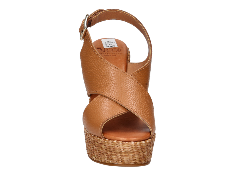 Victor Sandals Cognac