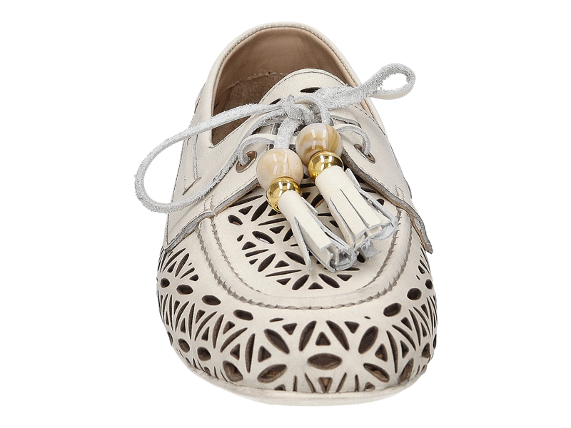 Pixy Shoes Mocassins Off White