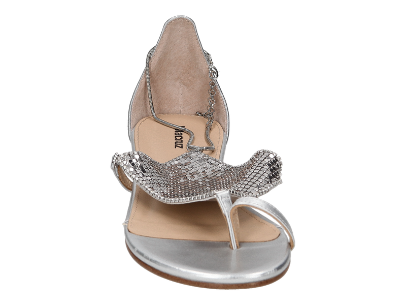 Voir le produit 'Lola Cruz Sandales Argent' (en anglais) Lola Cruz Sandales Argent