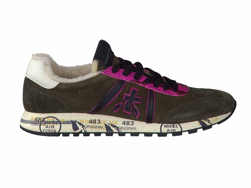 Bekijk product 'Premiata Sneakers Kaki' Premiata Sneakers Kaki