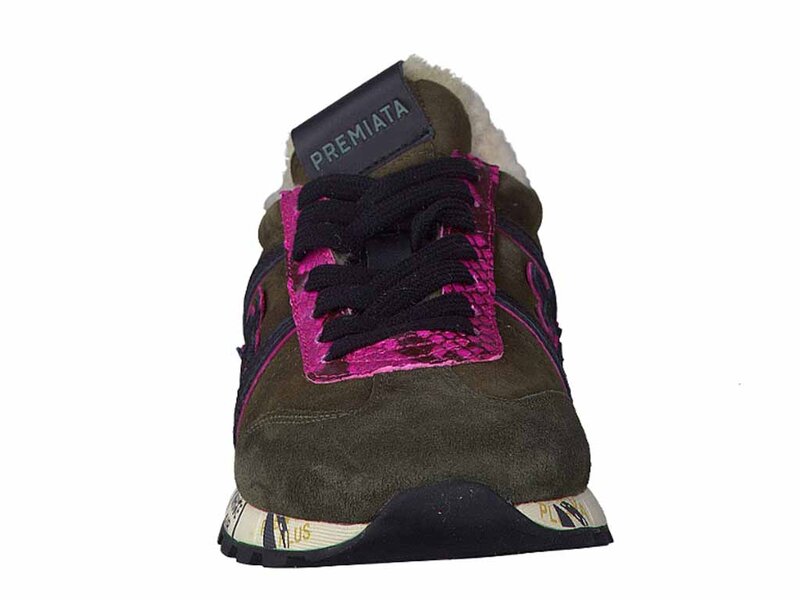 Bekijk product 'Premiata Sneakers Kaki' Premiata Sneakers Kaki