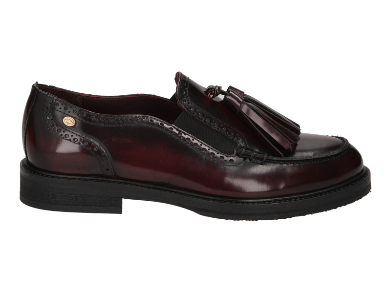Fred De La Bretoniere Mocassins Bordeaux
