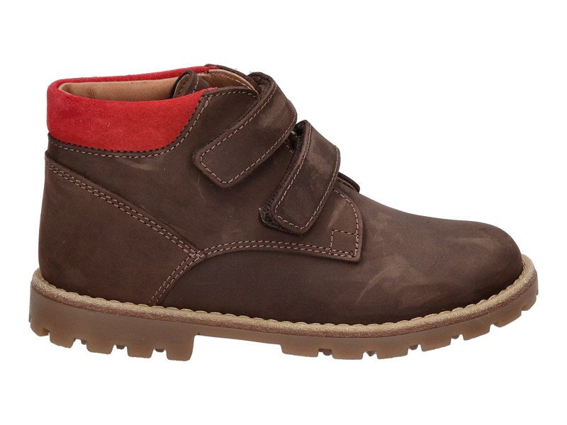 Poldino Chaussures à Velcro Brun