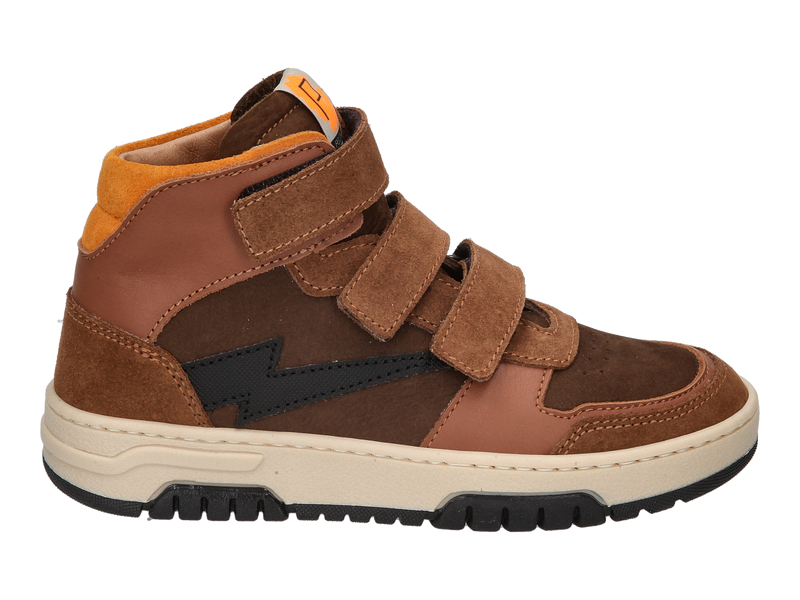 Poldino Chaussures à Velcro Brun