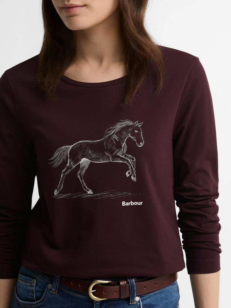 View product 'Barbour T-shirts Bordeaux' Barbour T-shirts Bordeaux