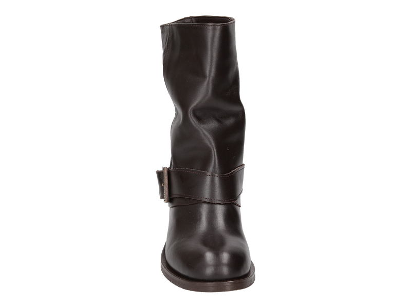 Babouche Boot With Heel Brown