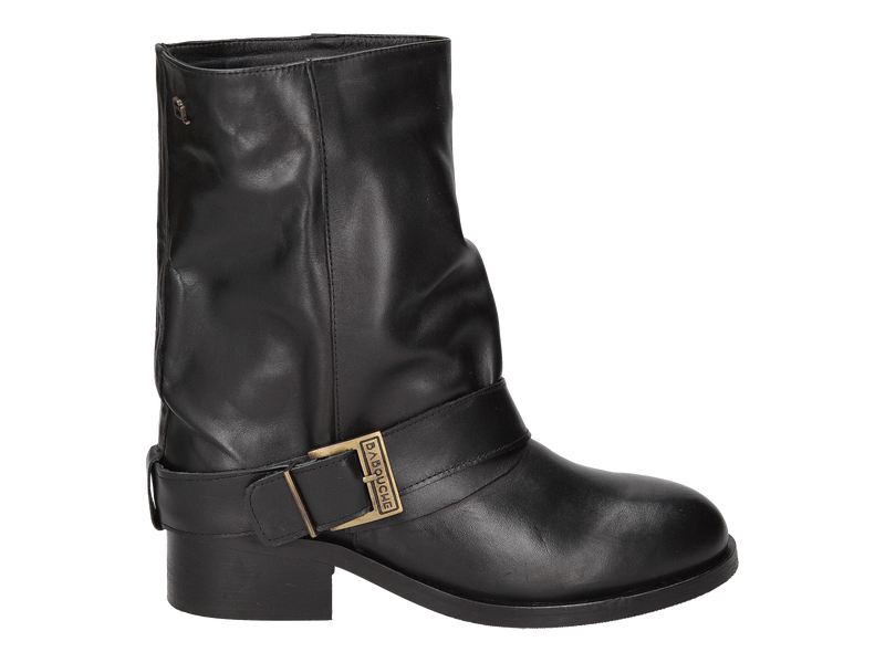 View product 'Babouche Boot With Heel Black' Babouche Boot With Heel Black