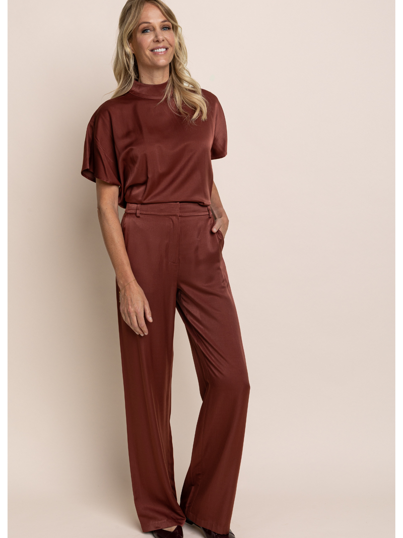 Ac By Annelien Coorevits Pantalons Roest