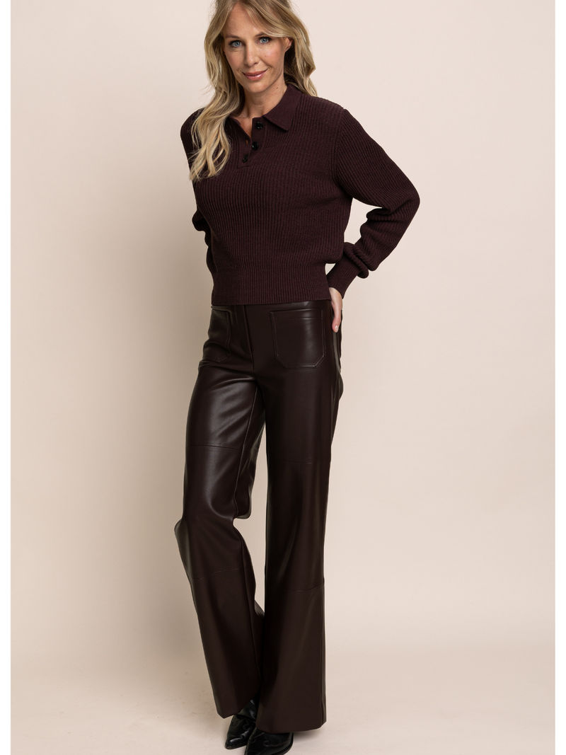 Ac By Annelien Coorevits Pantalons Brun
